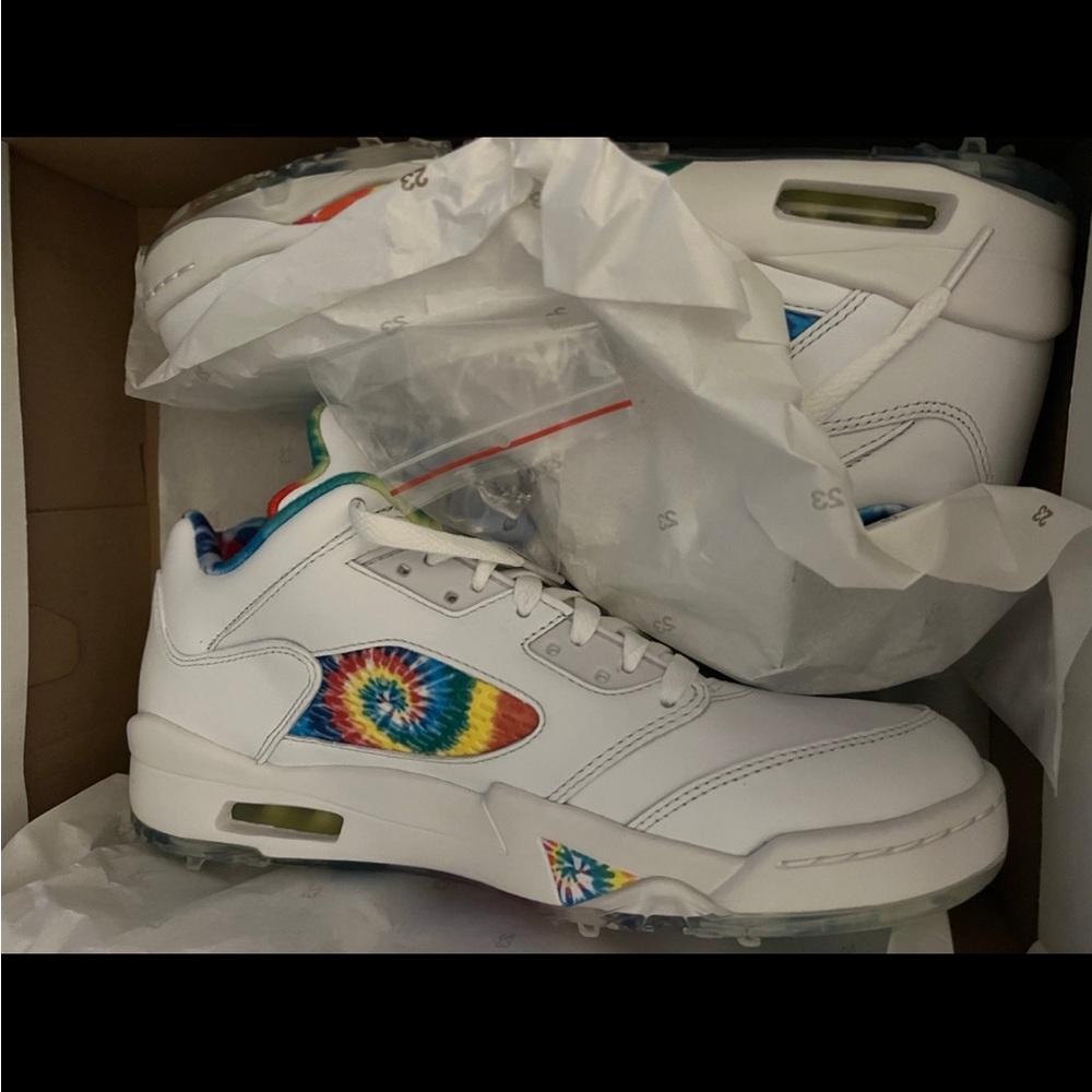 Sold: Jordan 5 Low Golf 'Peace, Love, and Golf' shoes
